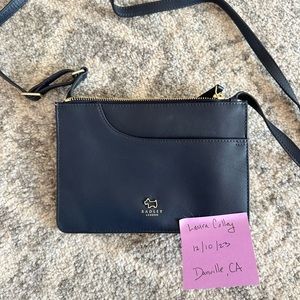 Radley London crossbody deep navy blue NWOT